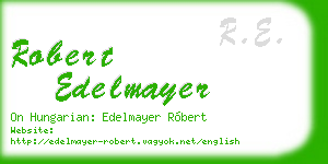 robert edelmayer business card