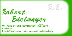 robert edelmayer business card